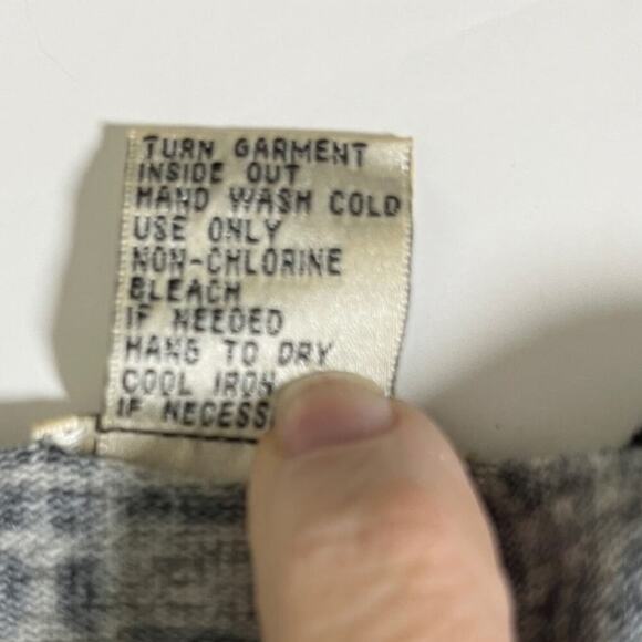 Y2K Boho Paisley Tunic Dress L Black Red Purple Long Sleeve Empire Waist Retro - Picture 8 of 11